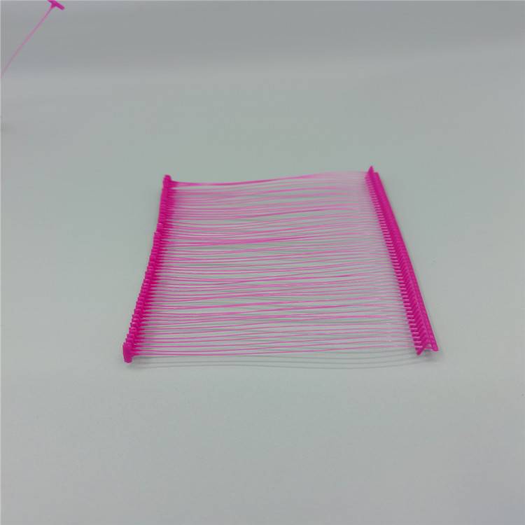 Rose red rubber needle clothing tag line rope clothing tag achicozer color plastic line label needle gun needle