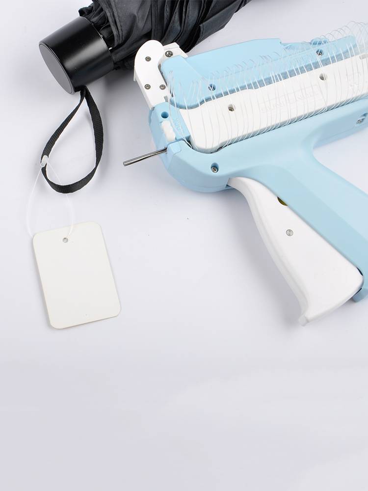 New clothing tag gun Tag lane high -end rope penetration machine buckle automatic set ring gun free of charge