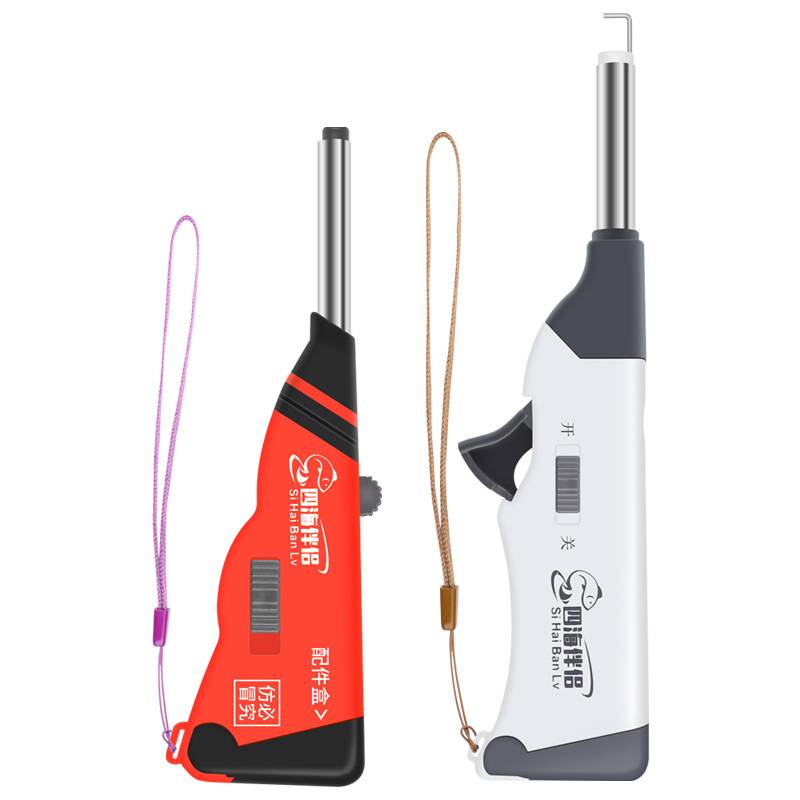 Fully -automatic stainless steel red worm, bait, rubber band rubber bait bait clip hookler multifunctional bait fishing gear