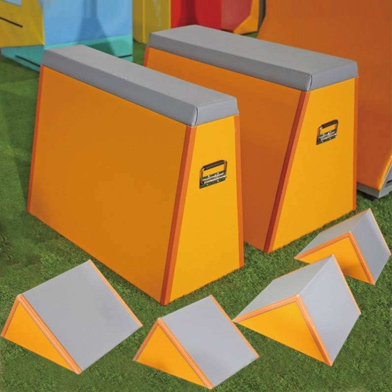 Children's Parkour Training Equipment Saddle Horse Jumping Box Balance Woods Children's Sensory Turtle Software Portal Board Combination
