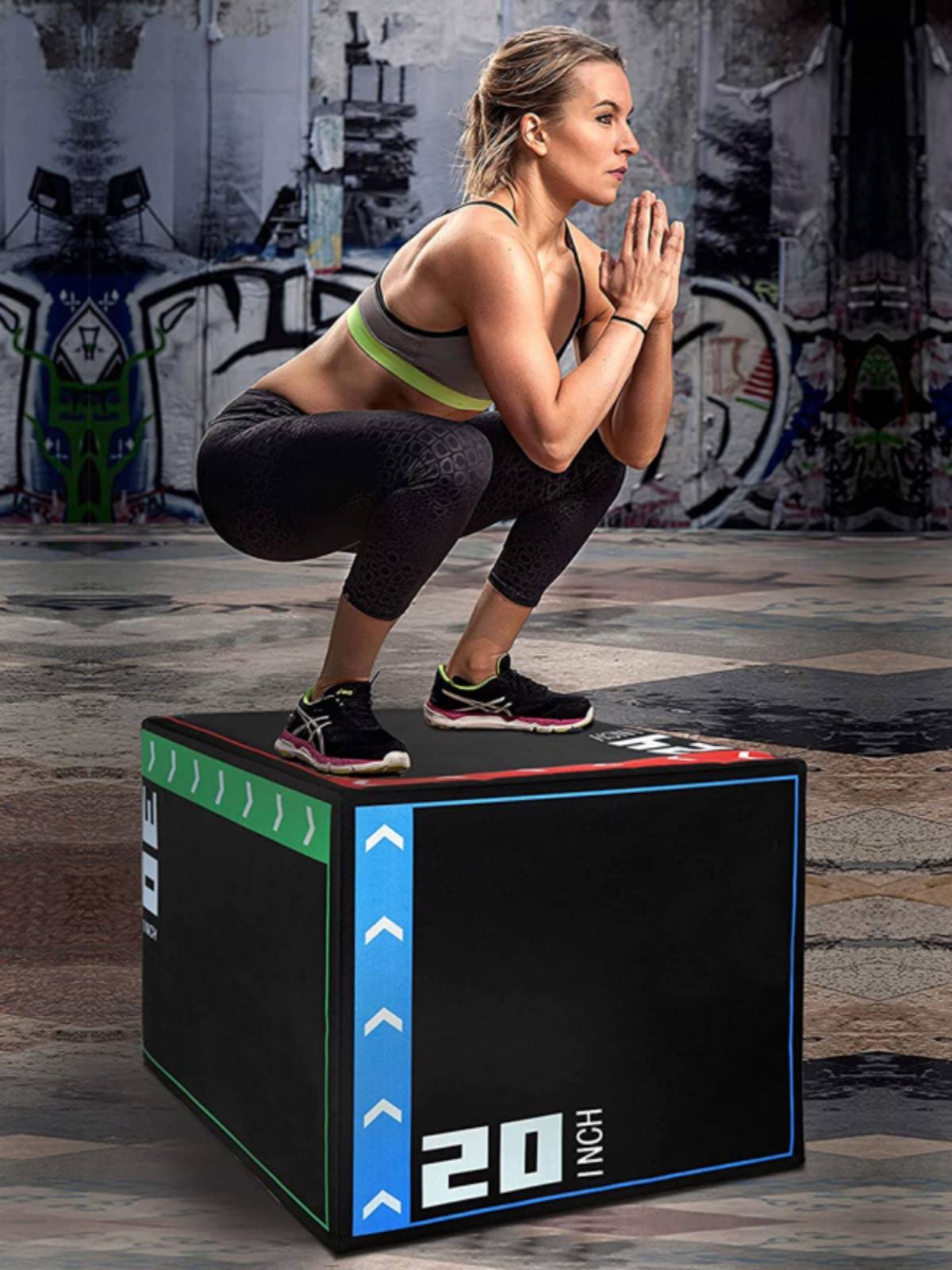 Three -in -one software safe jumper jumping stool jumping horse gymnastics gymnopus children burst bullet force body suitable can jump box