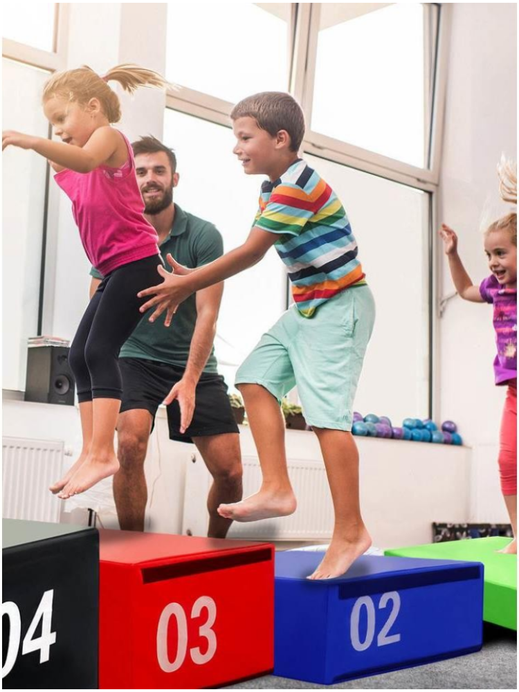 Jumpbox four and a half to train children's flexible box four to develop the capacity of a gymnasium