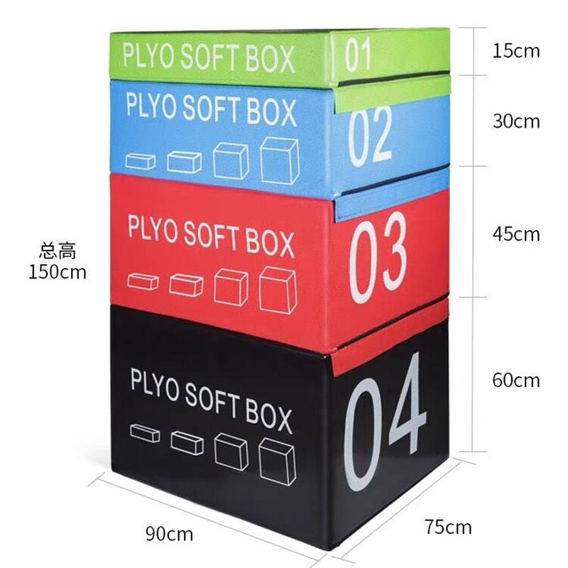 Physical energy sensory integration training equipment Kindergarten gymnastics before turning the balance wood slope cushion folding box soft