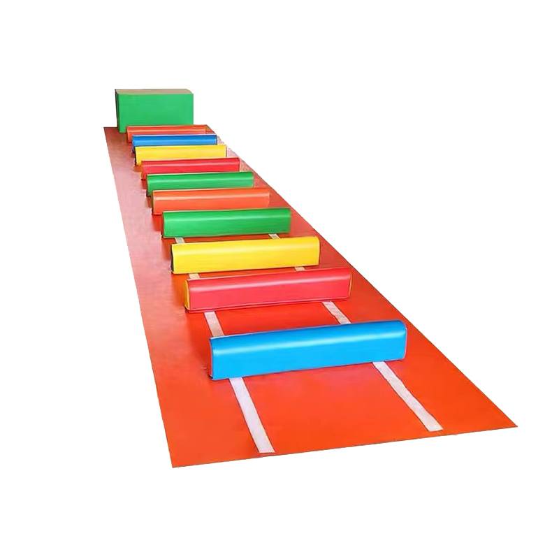 Obstacle running jump combination