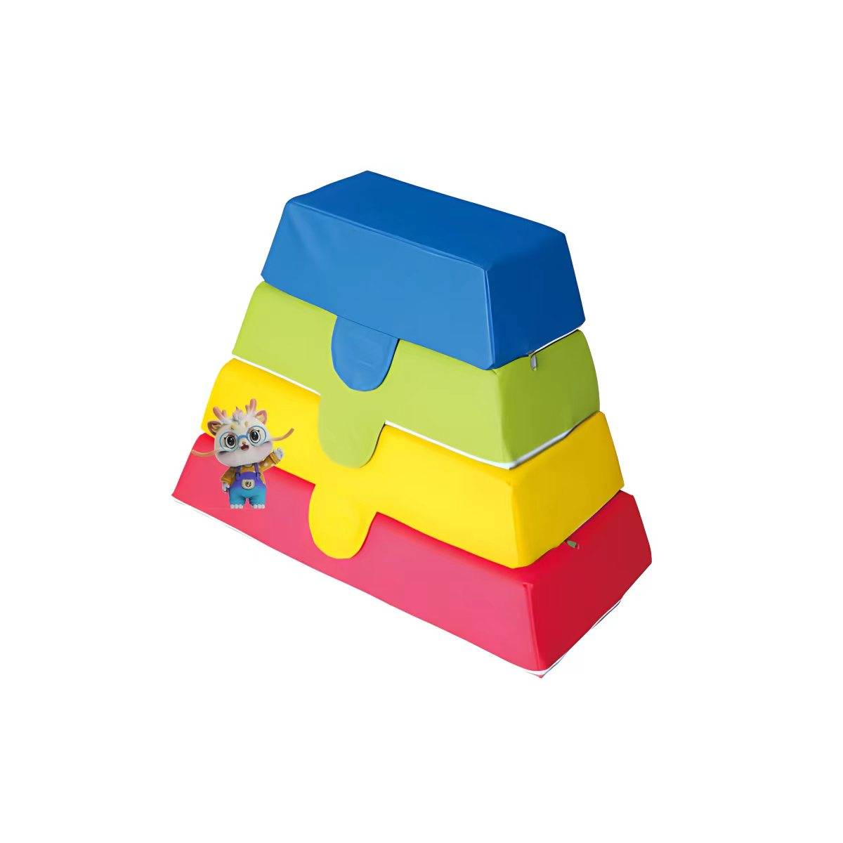 Four -section trapezoidal jump box