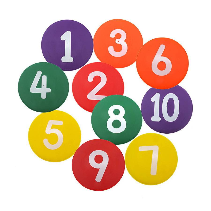 Digital ground bid sticker (Number 1-10)