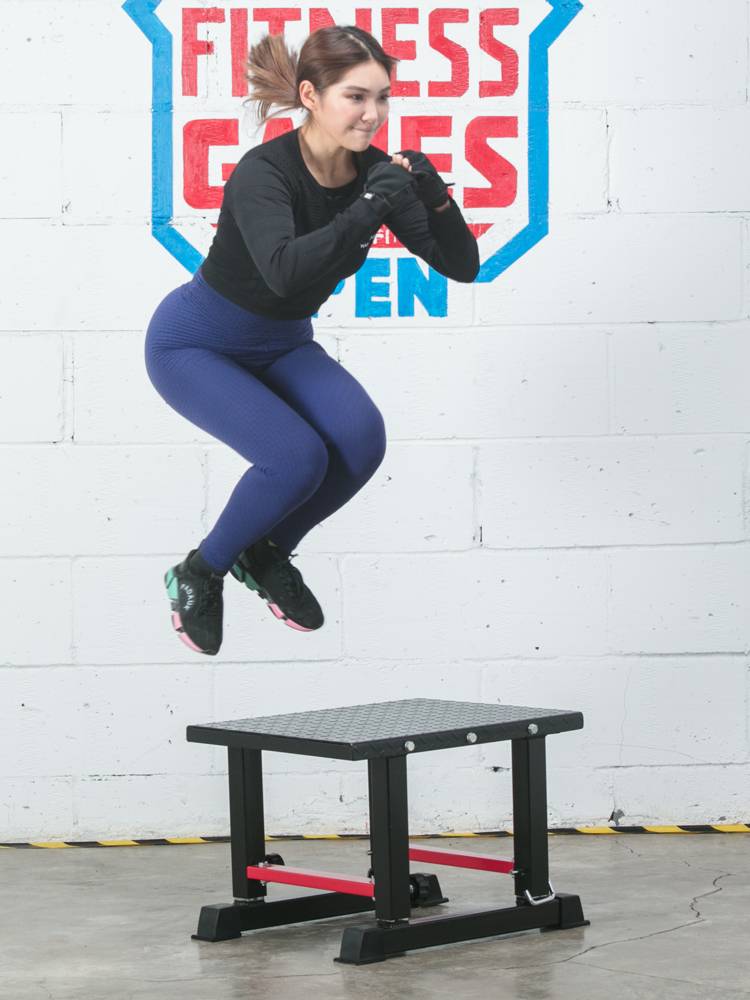 Commercial jumping stool training jumping box barbell ben bench can adjust the poly function of private education.