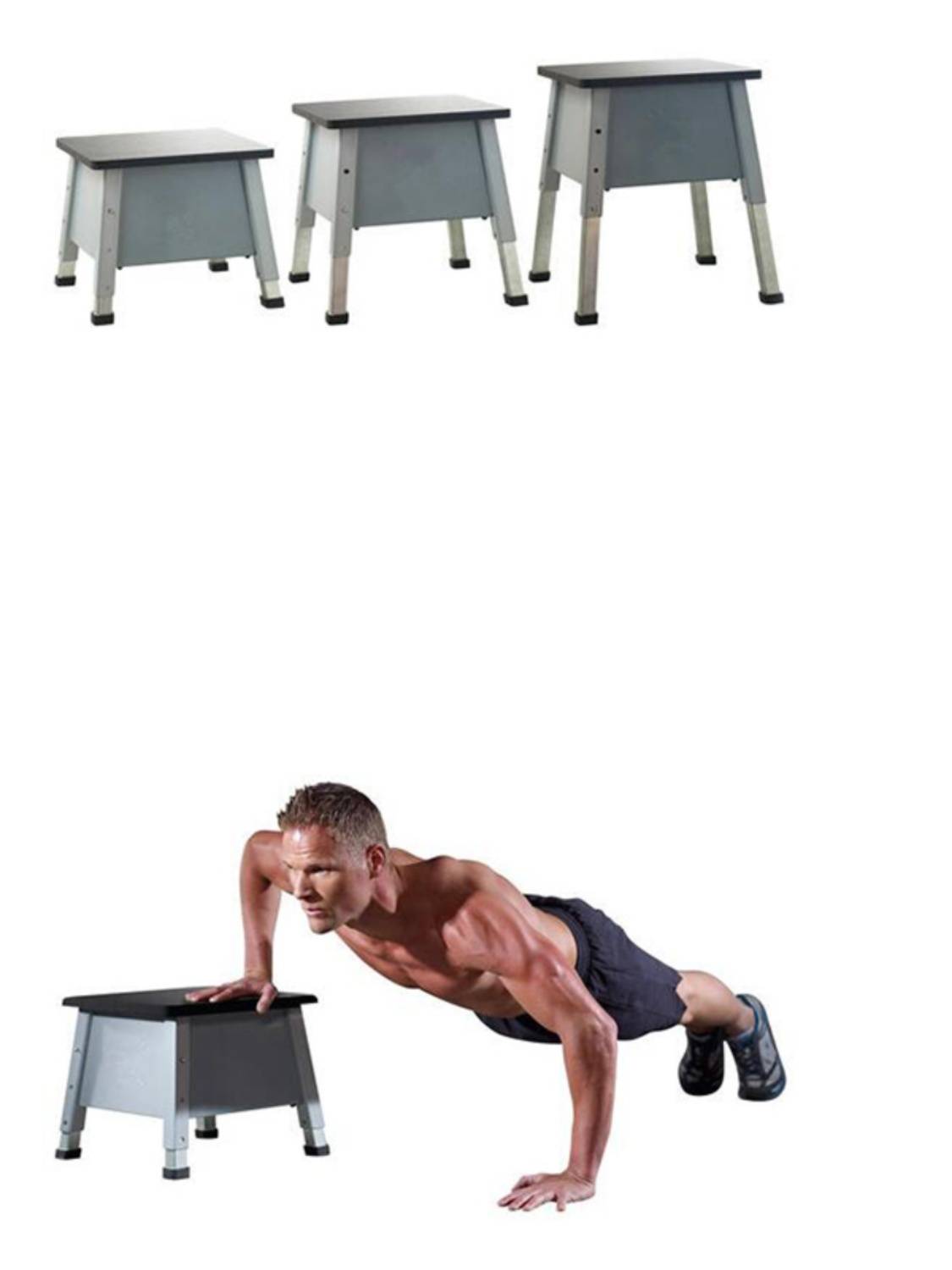 Cross bouncing training stool jumping stool non -equivalent high training stool gymnastic table super long explosive training box
