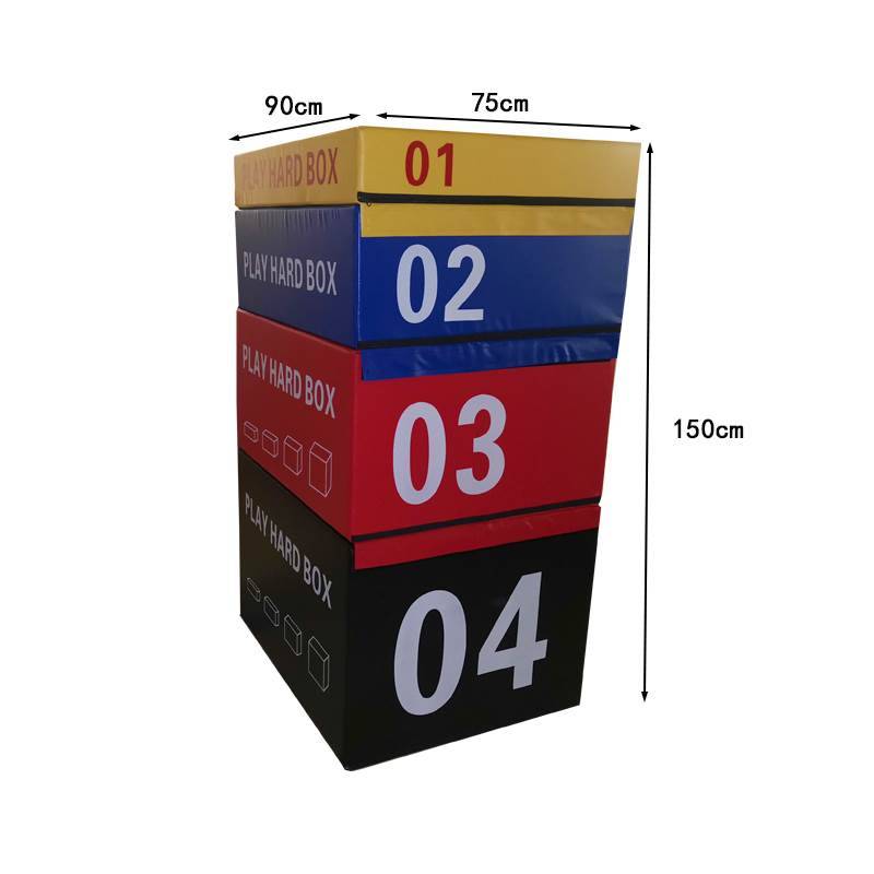 Color worsening models and one -jump box (50kg)