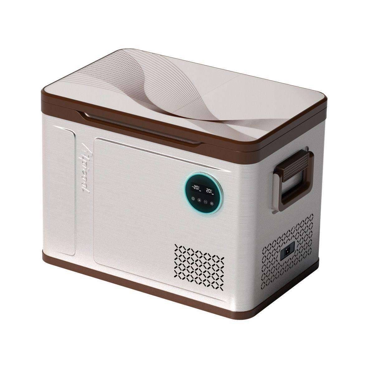 Binghu car refrigerator new frozen refrigerated district 12V24V car home dual -use car large truck small refrigerator