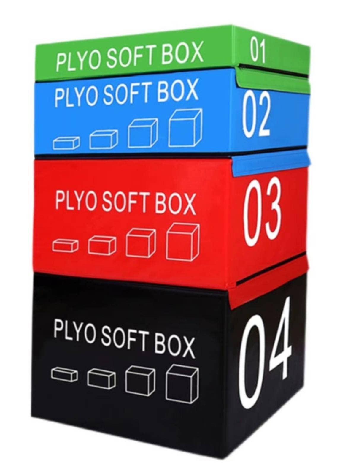 Jumper box four and a half to train children to combine the stairwells of the gym