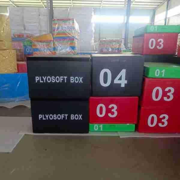 Children's physical fitness training Equipment Supreme -in -one combination box jumping box body step training jumper soft fitness jumper
