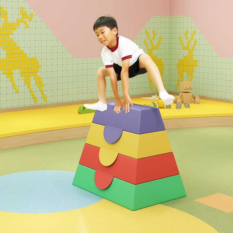 Kindergarten Early Education Software Jumping Box Children Anshima Goat jumps and jumps and jumps.