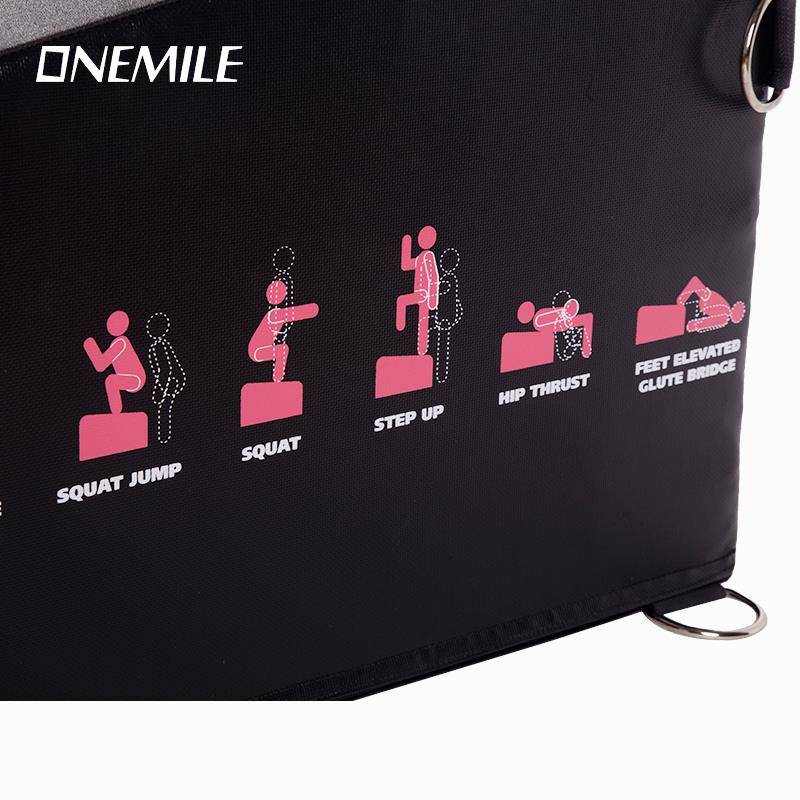 Home fitness training multifunctional barbell hip box hip bridge relying on box pad to auxiliary buttocks