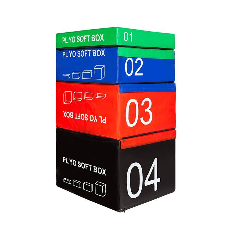 Jumper box training four-to-one gymnasium children's flexible, progressive, four-stage energy-composed box