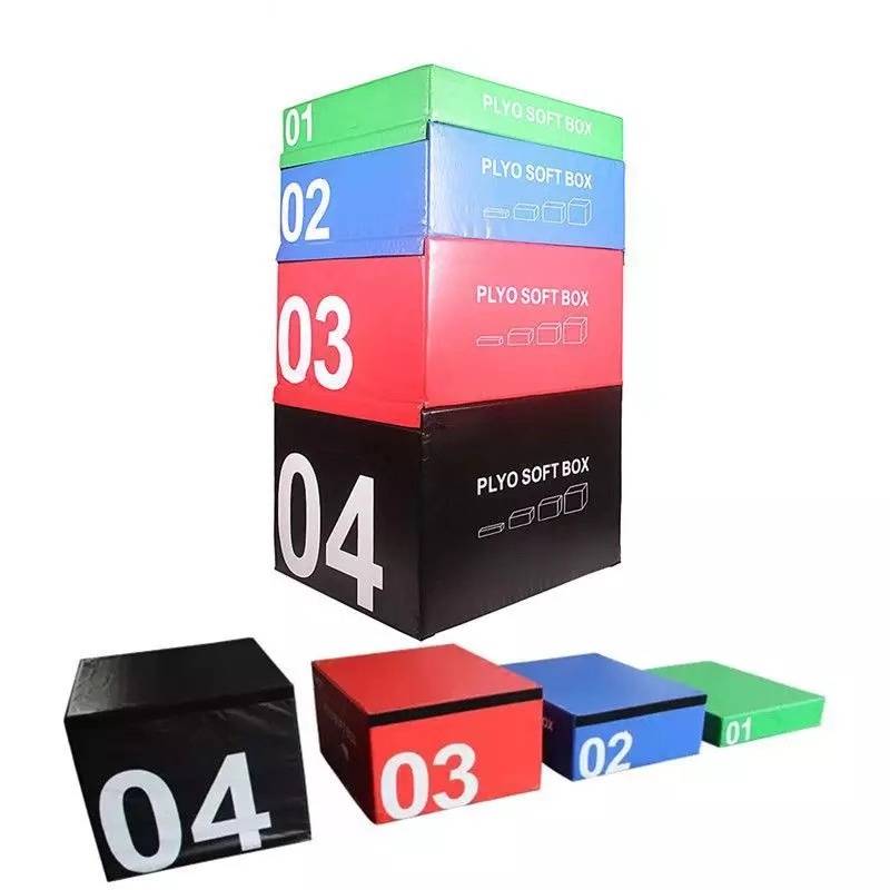 AJAFIT 4 -level four -level soft jump box agile bombs jump can train jump box explosion training box