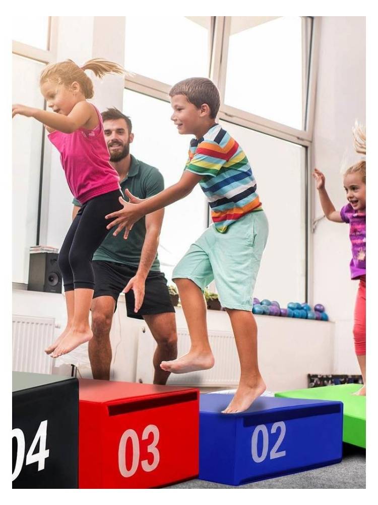 Siheye soft jumper combination software to train fitness adult children's physical fitness gradual box jumper equipment