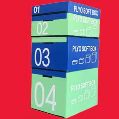 Adult jumping box blue -green (size 90x75x150cm