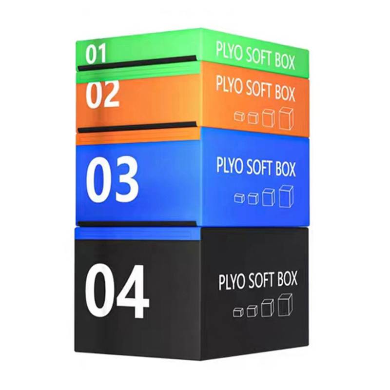 Adult (green, orange, blue black) jump box (size 90x75x150cm