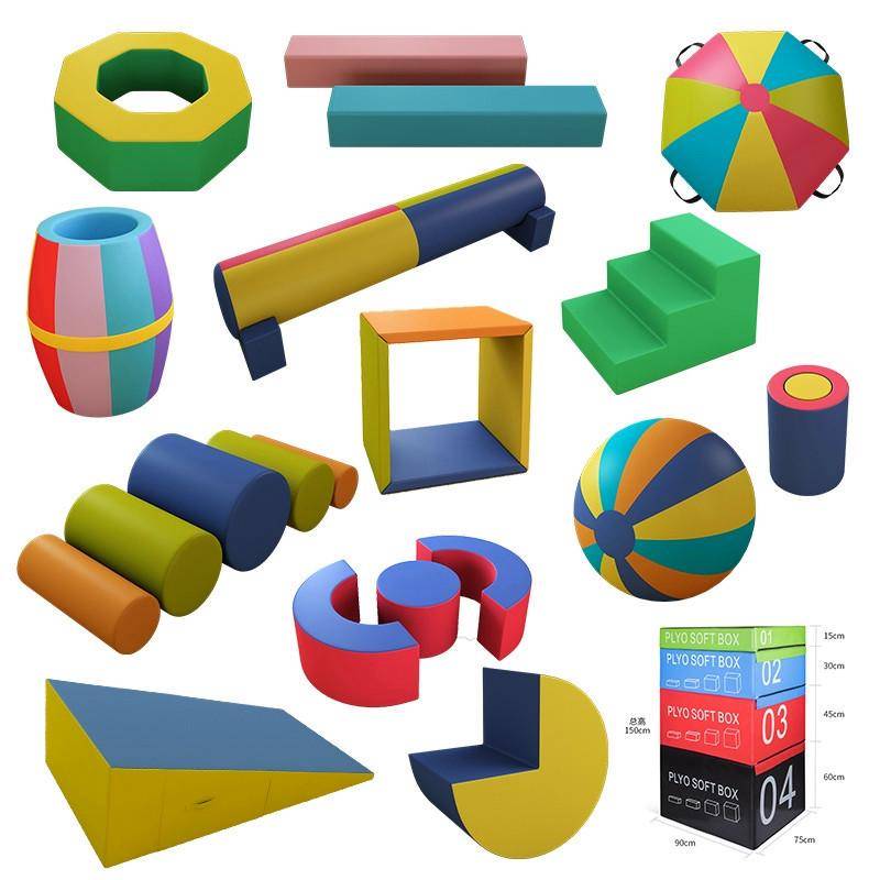 Children's Early Education Soft Bags Indoor Power Training Equipment Sensory Box Box Kindergarten Balance Combination Software Toys