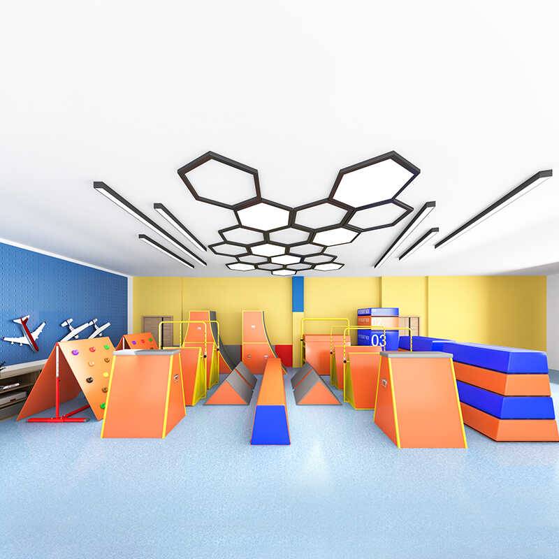 Children's parkour equipment combination body energy training equipment full set of sense training teaching aid