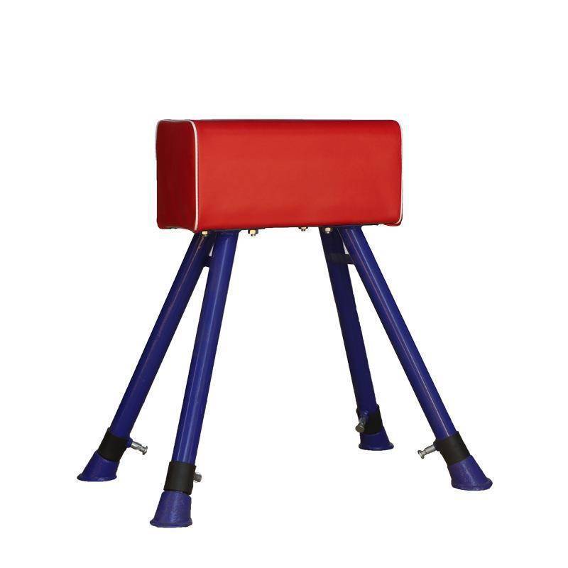 Children's adjustable horses jumping horse kindergarten saddling horse disassembled jumping box big goat jump training equipment spring assistance springboard