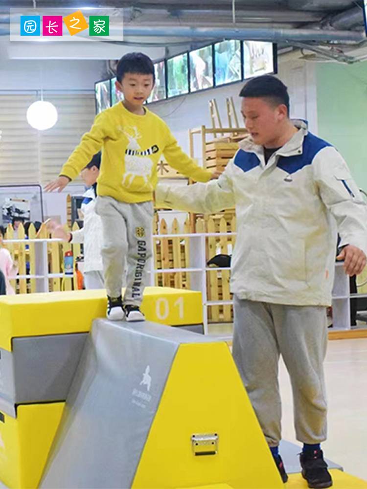 Physical energy jumping box sensor, suitable for a four -in -jump horse bouncing training equipment Children's fitness sports physical energy saddle horse