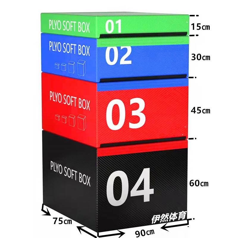 Four -in -1 PU software training box bouncing explosion force training fitness private education and gym -specific