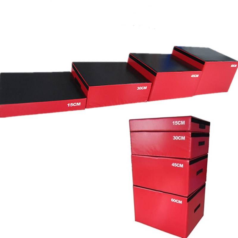 Agile bomb jumping body can train the third and fourth -level combinations, Grade C -in -type software jumping box explosion training jumping stool