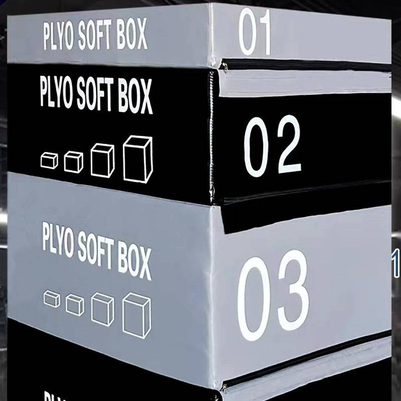 Adult full set jump box gray black 30kg