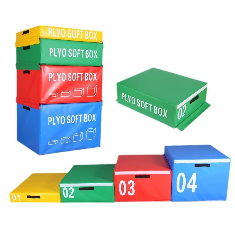 Grade Software jumping box Children's physical fitness training Equipment adult gym explosion bouncing training box