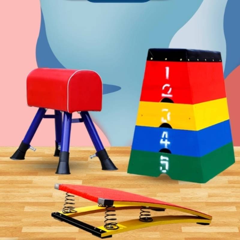 Adjustable jumping horse track and field disassembly box jumping box training school middle school spring saddling horse -sophisticated springboard -aid equipment size children