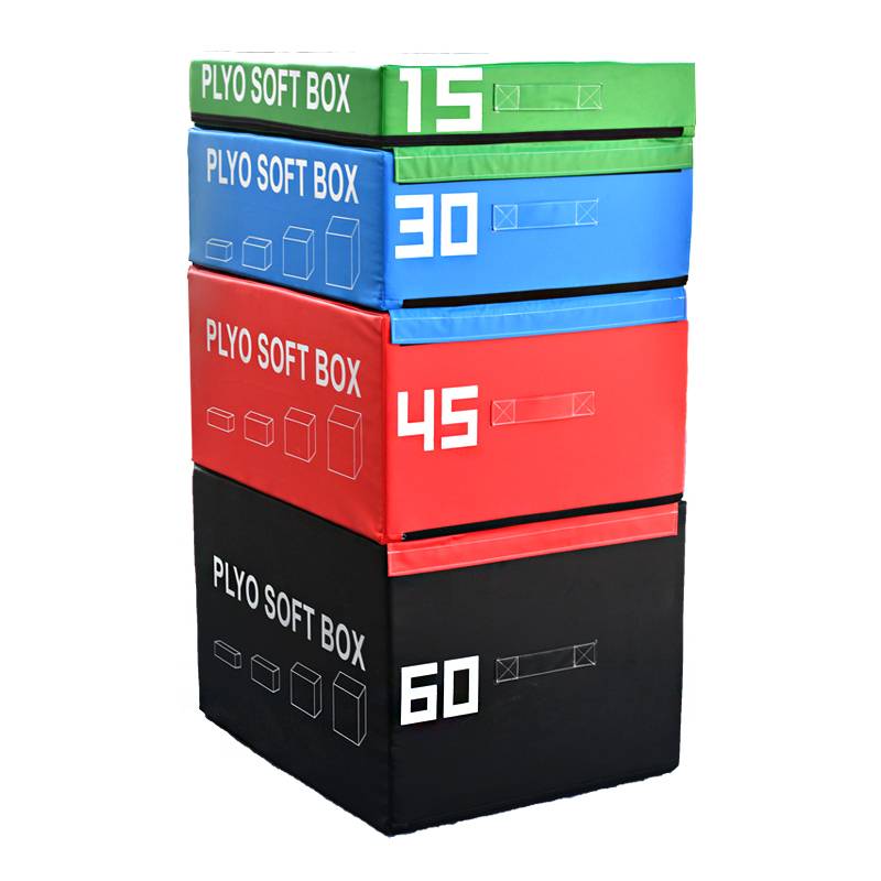 Children's physical fitness parkour training equipment Graceful quad -in -one combination jump box jump horse elastic fitness sports museum
