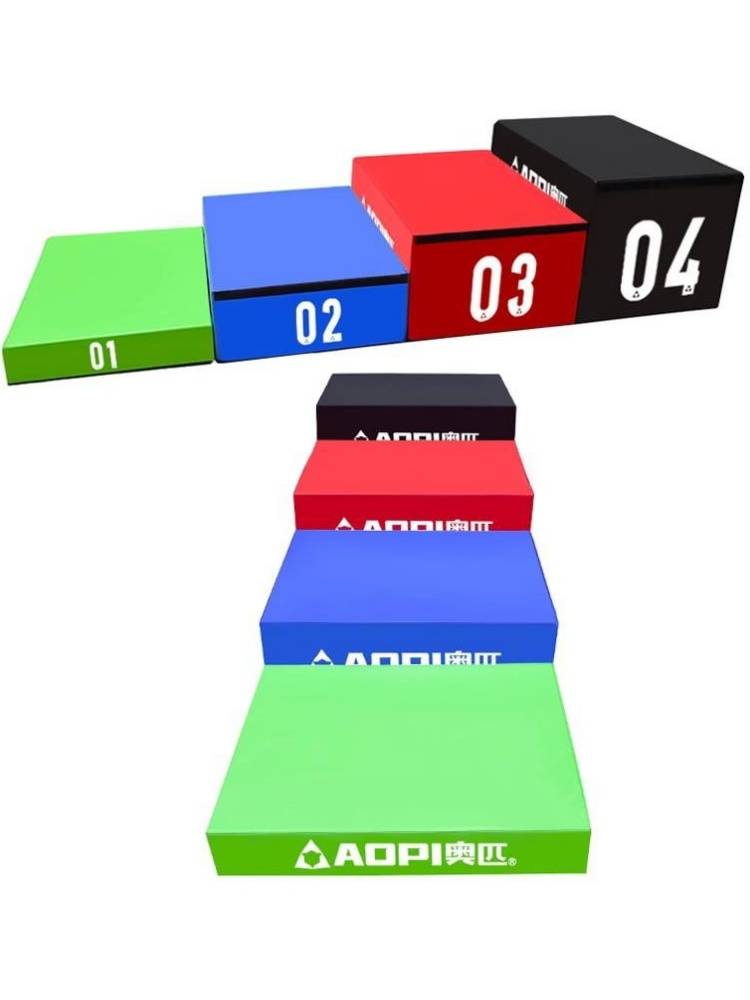 The flexible jumper box is a combination of individual gymnasium adult 4-step jumper box training