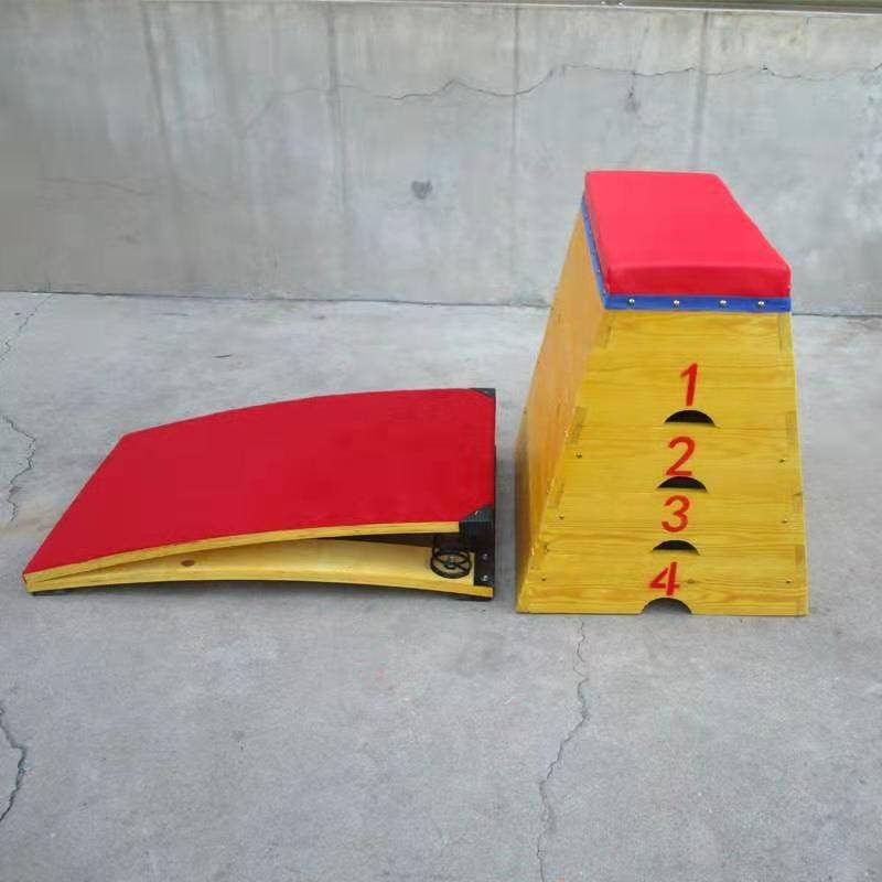 Wooden saddle horse 60 cm+double spring aid japstine
