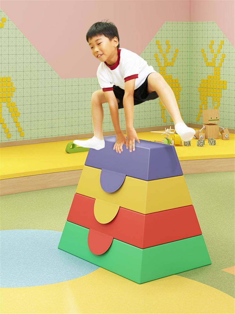 Kindergarten Early Education Software Jumping Box Children Anshima Goat jumps and jumps and jumps.