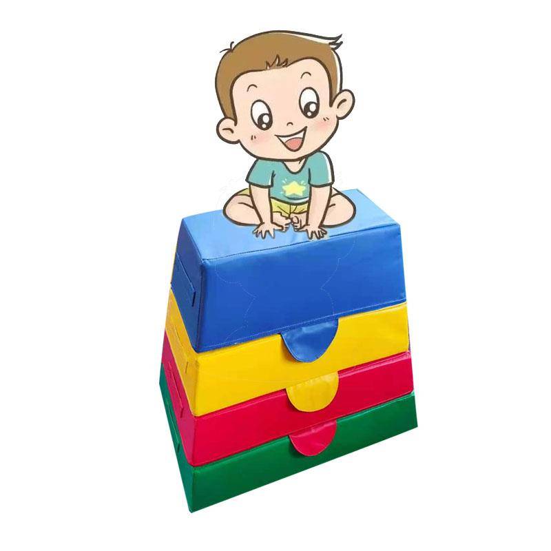 Children's physical fitness training equipment, cloud ladder jumping box, run cool baffle, full set of teaching aids, balance wood kindergarten