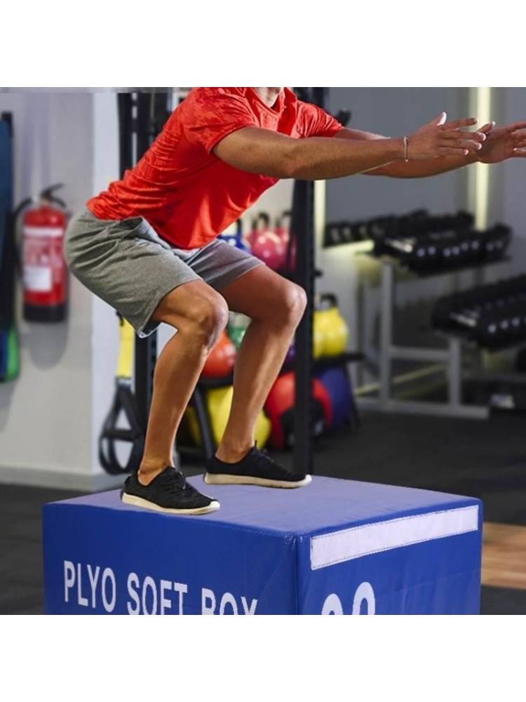 Soft -fitting soft jump box fitness equipment software jump box four -in -one bomb force explosion force training jumper
