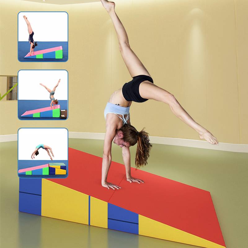 Sensory body suitable energy training equipment Equipment Kindergarten children's gymnastic folding slope pads balance wood jump box jumping horse software