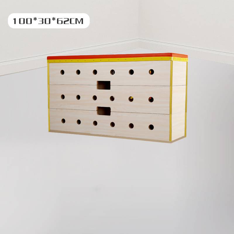 Parkour three -layer stack box