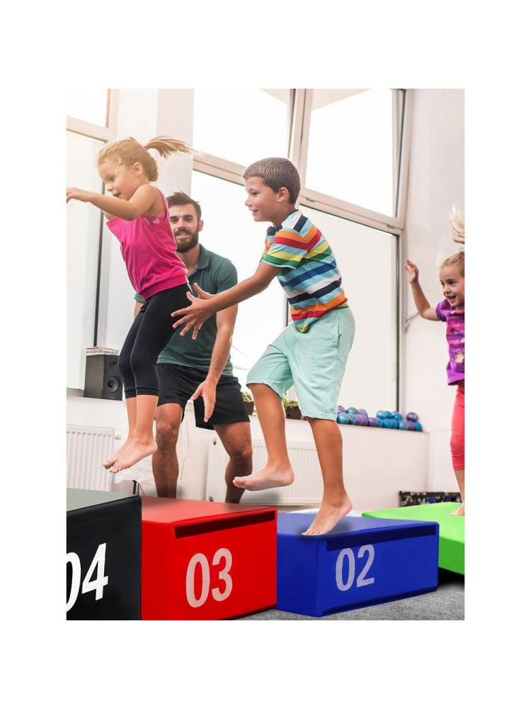 Jumpbox four and a half to train children's flexible box four to develop the capacity of a gymnasium