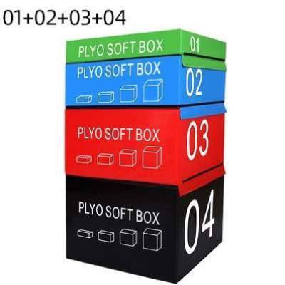 Jumper box Quadrilateral jumper children trained a soft step gymnastics _ explosive combination