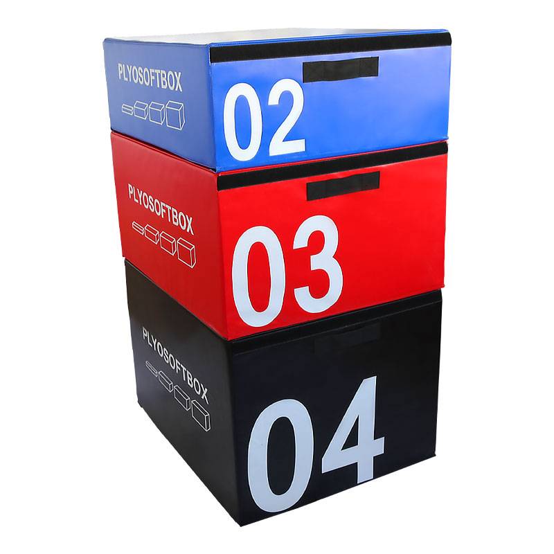 Genuine professional four -level safety bouncing explosion, agile training gymnastics jumping box, cotton box jumping stool