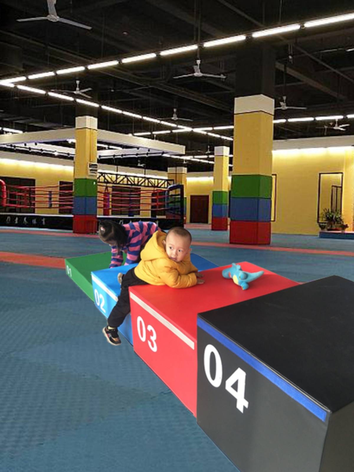 jumper's soft gym pup, pup, pup, pump, pump, pump, pump