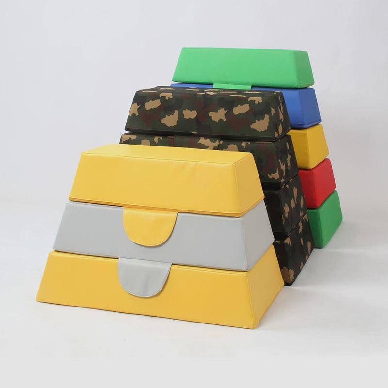 Children's physical training equipment Software jumping horse box children's garden sensory jump toy outdoor sports equipment
