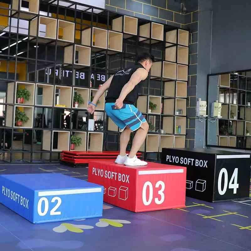 Sihe -one -combination jump box soft jump box fitness box children's physical fitness training equipment software step training