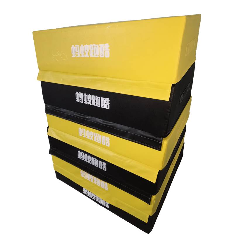 Trapezoidal jumping box soft bag sports equipment Kindergarten parkour training Portal poodle horse children's parking cool youth parkour