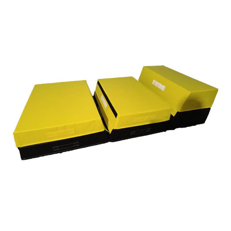 Trapezoidal jumping box soft bag sports equipment Kindergarten parkour training Portal poodle horse children's parking cool youth parkour