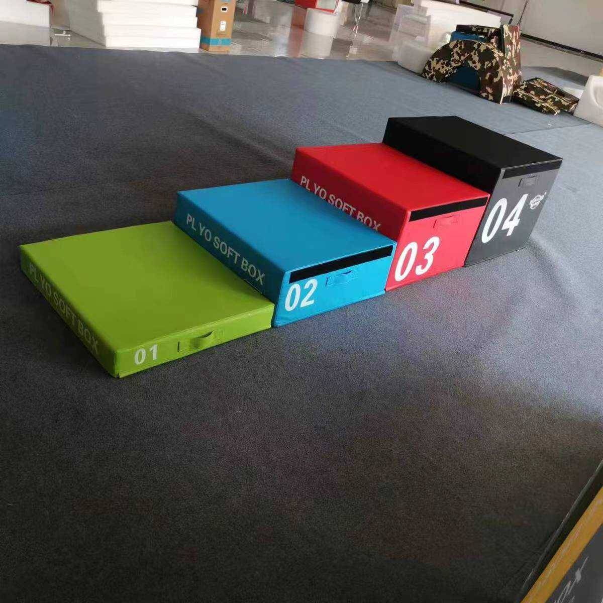 Cool Kaan's step-by-step jumpbox, four-by-one training for children's flexible, step-by-step, phase-out