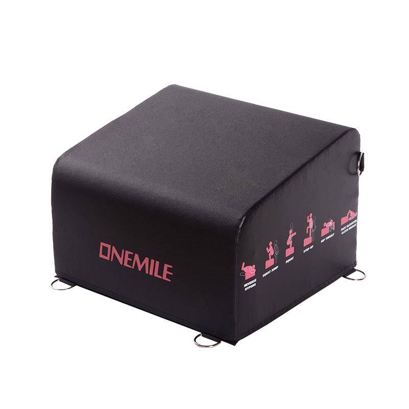 New one -mile home fitness training multifunctional barbell hip push box hip bridge relying on box pad to auxiliary buttocks